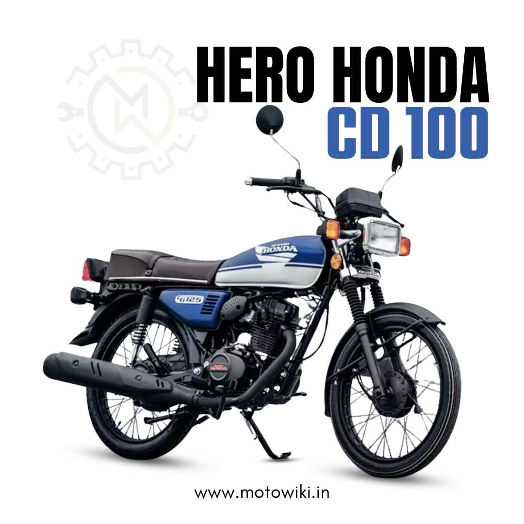 Hero Honda CD 100 classic commuter motorcycle with fuel-efficient engine