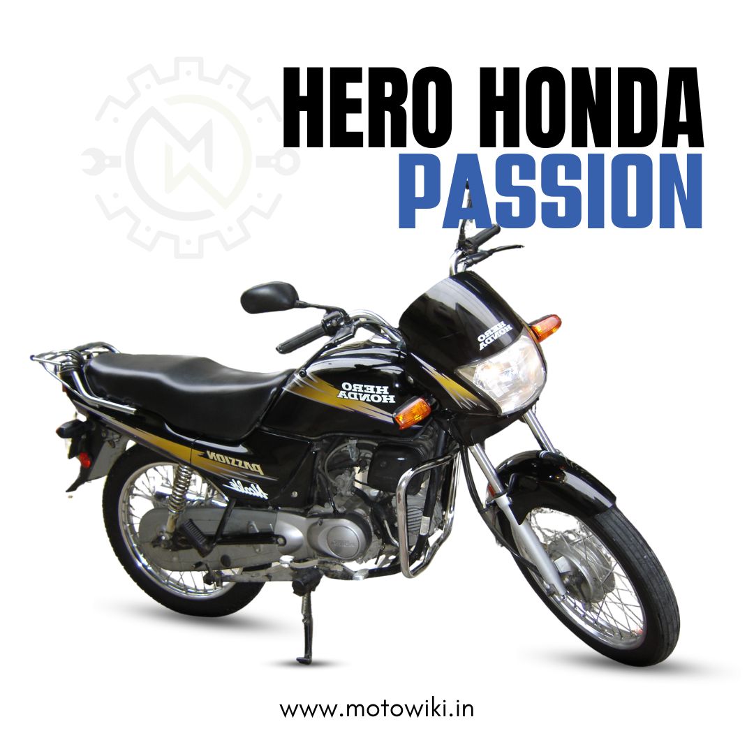 Hero Honda Passion commuter bike with sporty design and fuel efficiency