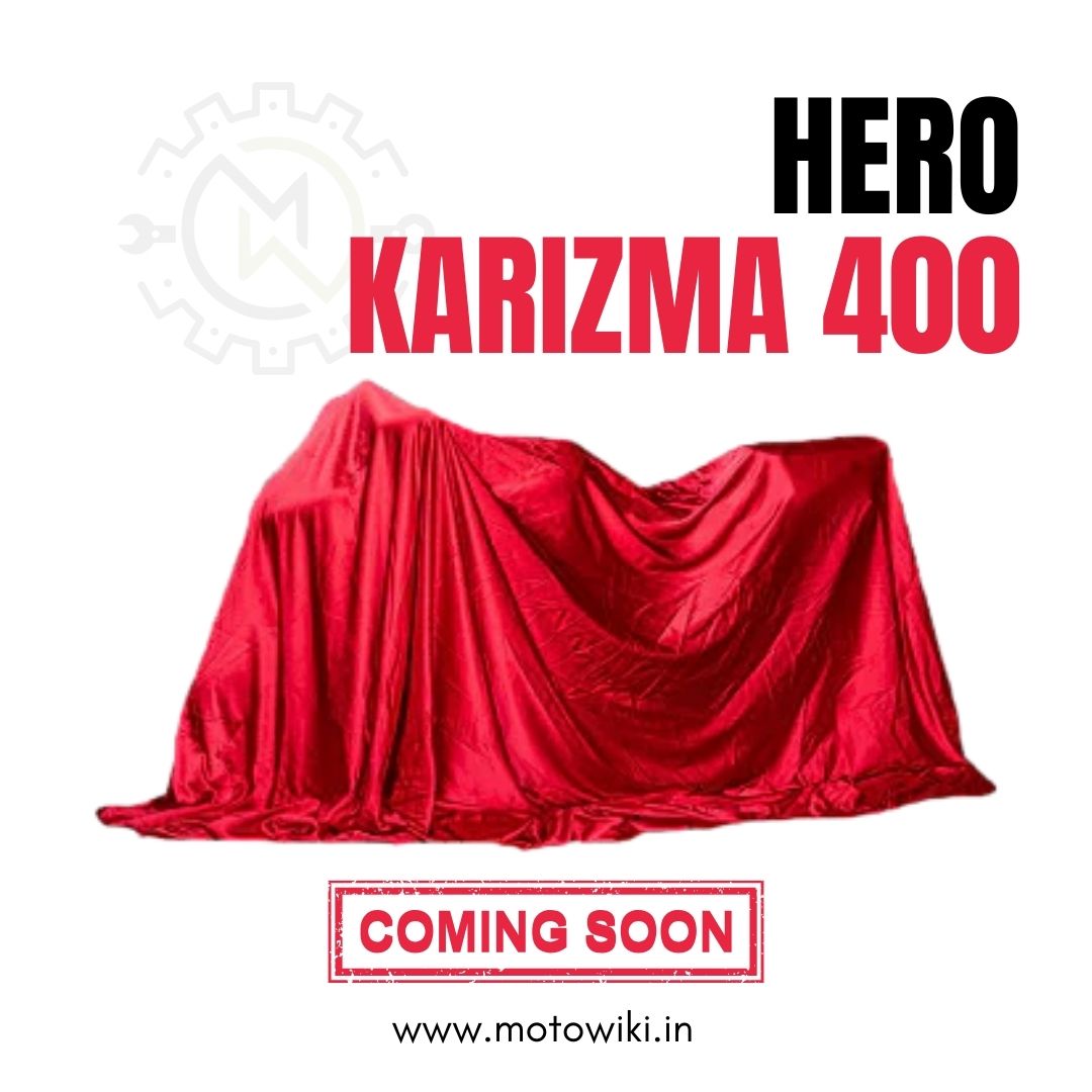 Hero Karizma 400 full-faired sports bike with powerful 400cc engine (Expected)