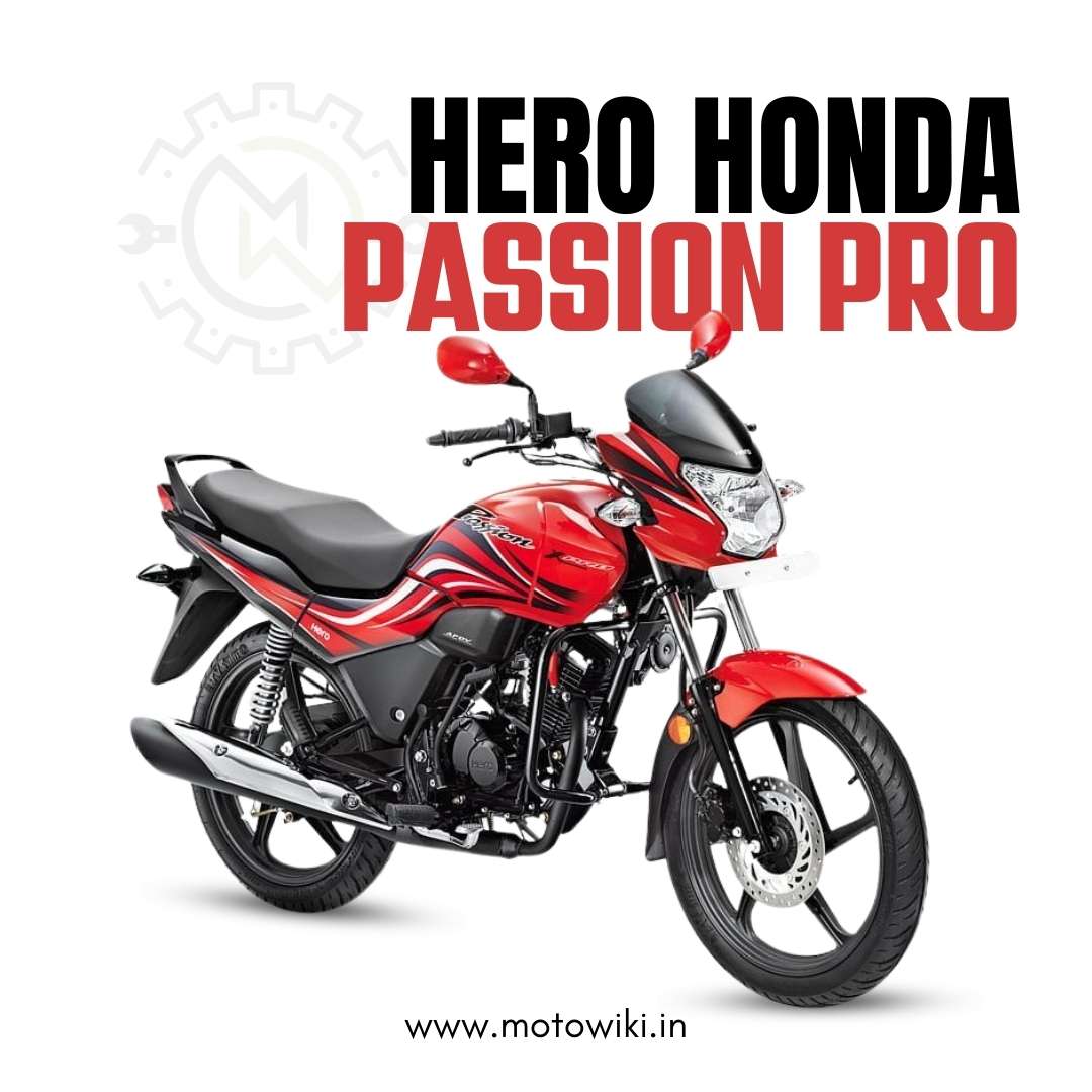 Hero Passion Pro commuter bike with stylish design and fuel-efficient engine