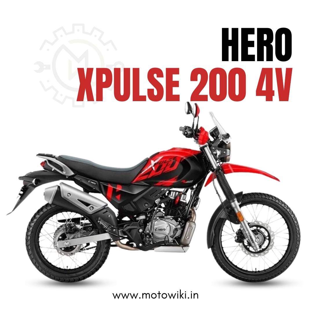 Hero Xpulse 200 4V off-road adventure motorcycle with rally-spec suspension