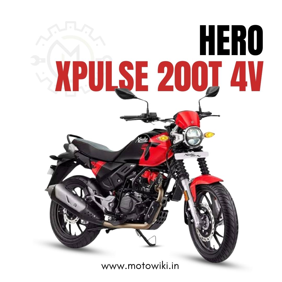 Hero Xpulse 200T 4V touring motorcycle with retro styling and advanced features