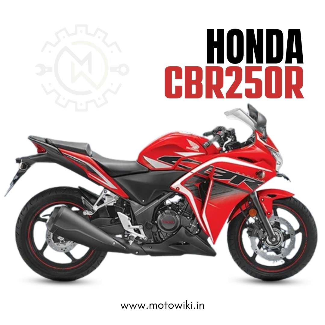 Honda CBR250R sportbike with full fairing and comfortable riding stance