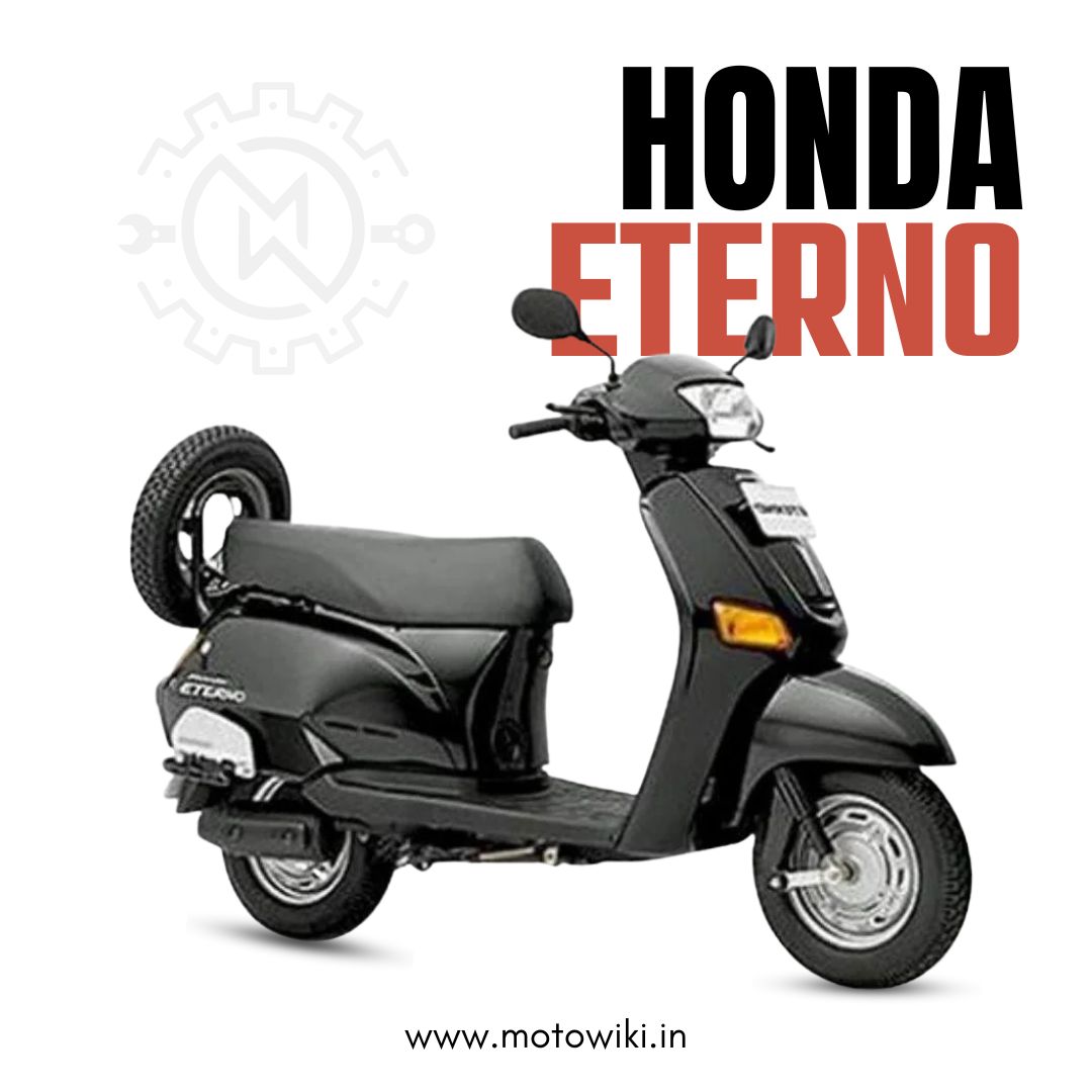 Honda Eterno gear scooter with a sturdy metal body