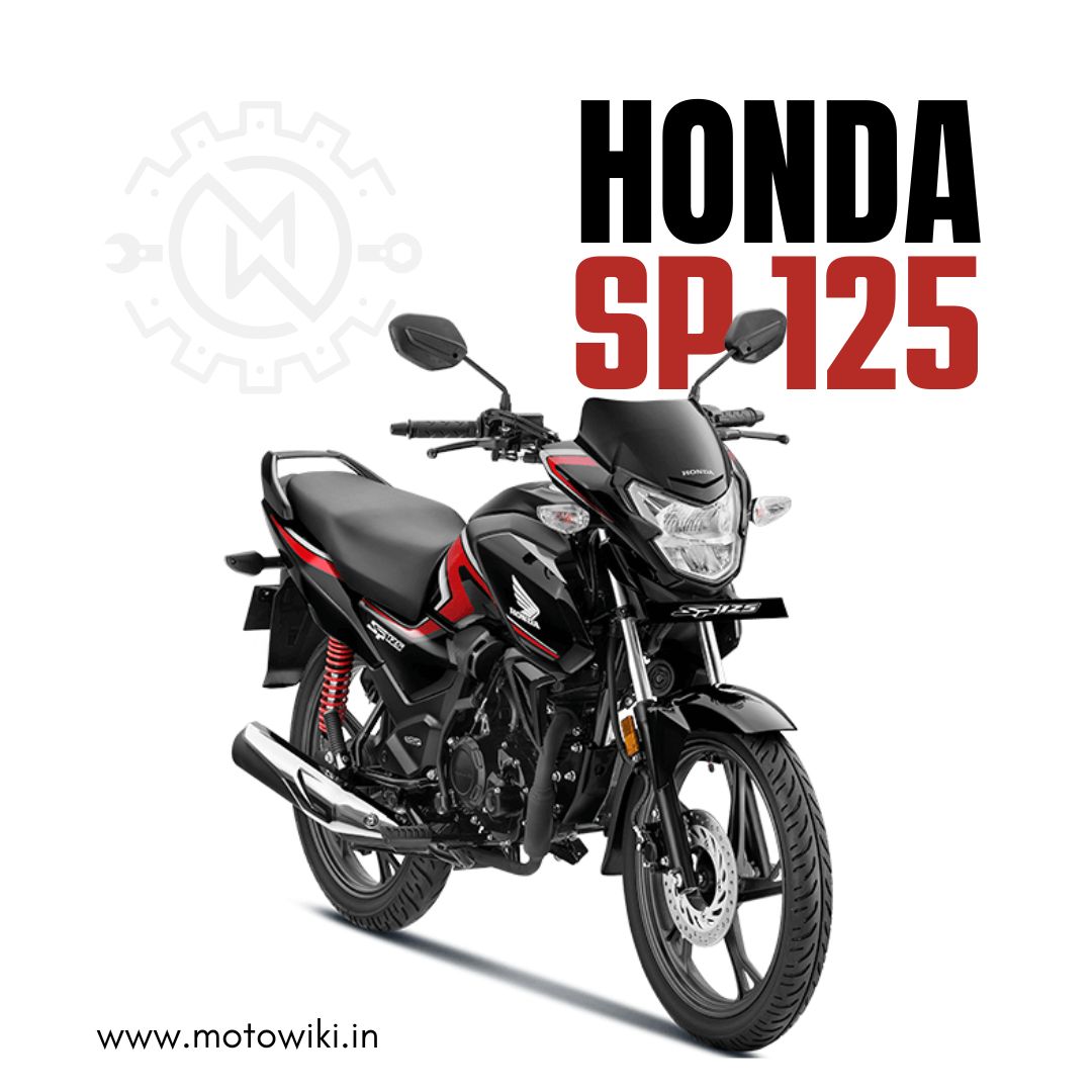 Honda SP 125 commuter bike with sporty graphics and digital display