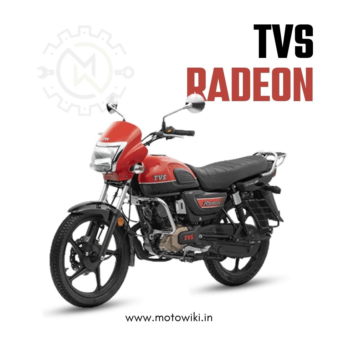 TVS Radeon commuter bike with fuel-efficient engine and comfortable design