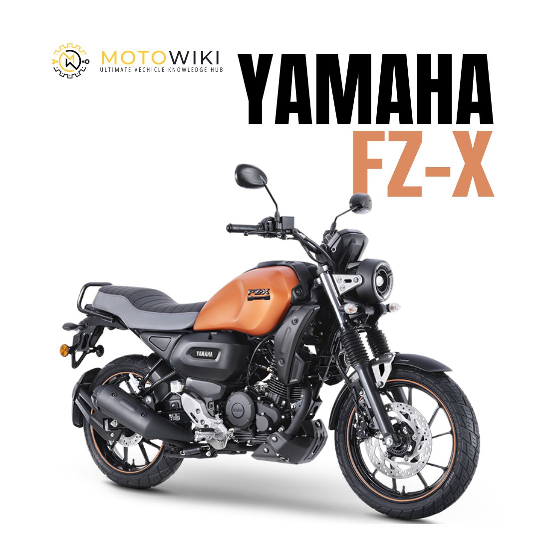 Yamaha FZ-X neo-retro motorcycle with scrambler styling