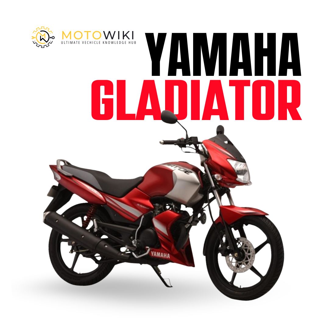 Yamaha Gladiator commuter motorcycle with 125cc four-stroke engine