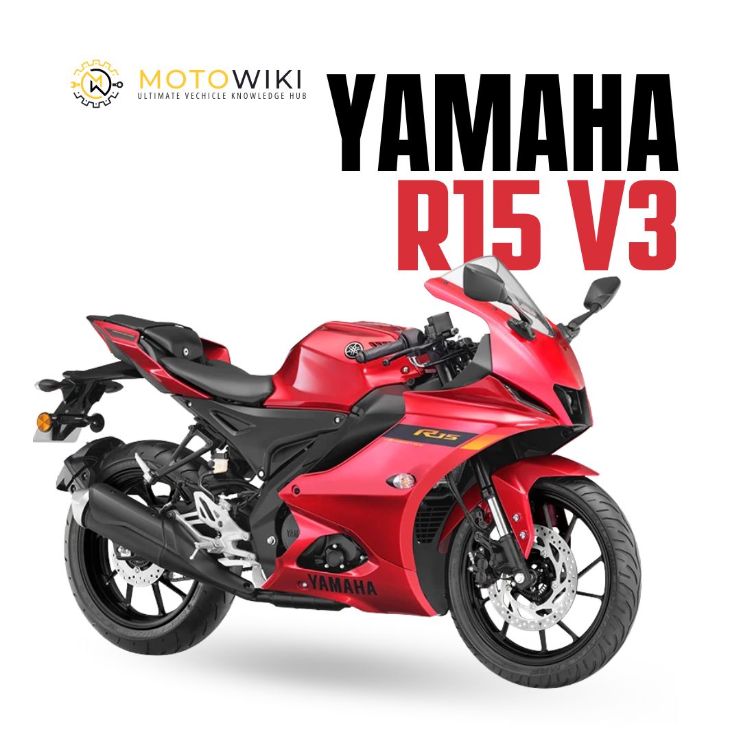 Yamaha R15 V3 sportbike with aggressive styling and VVA engine