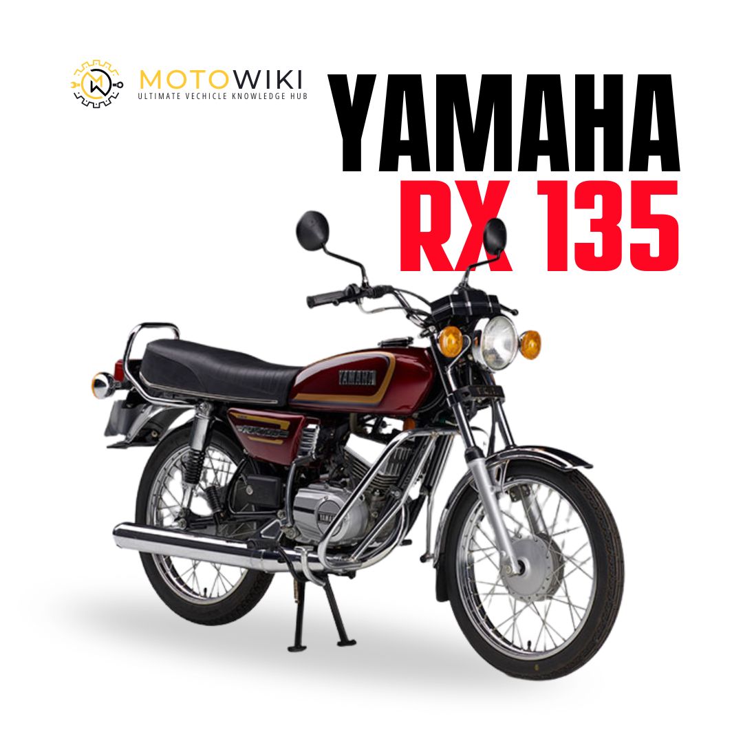 Yamaha RX 135 classic motorcycle with 132cc two-stroke engine