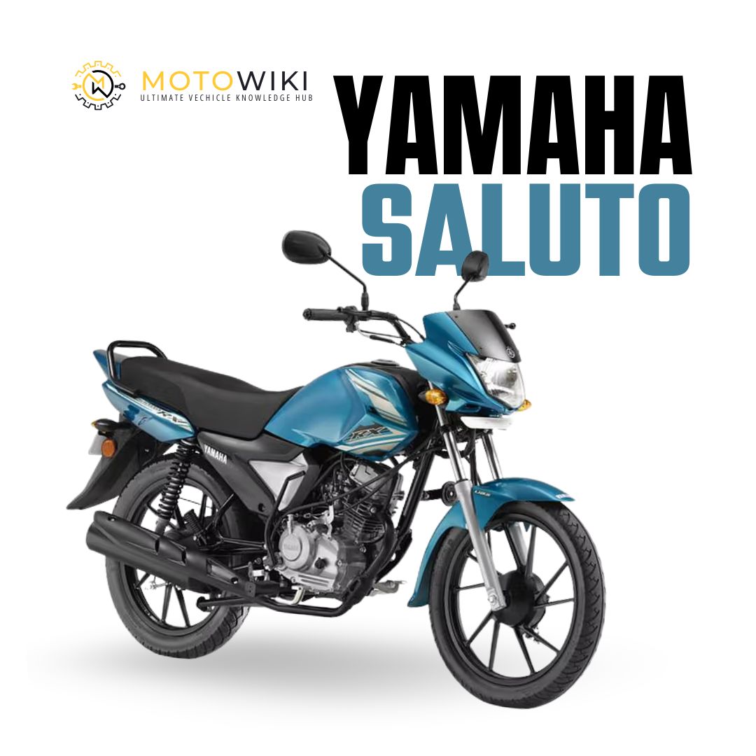 Yamaha Saluto commuter motorcycle with 125cc Blue Core engine