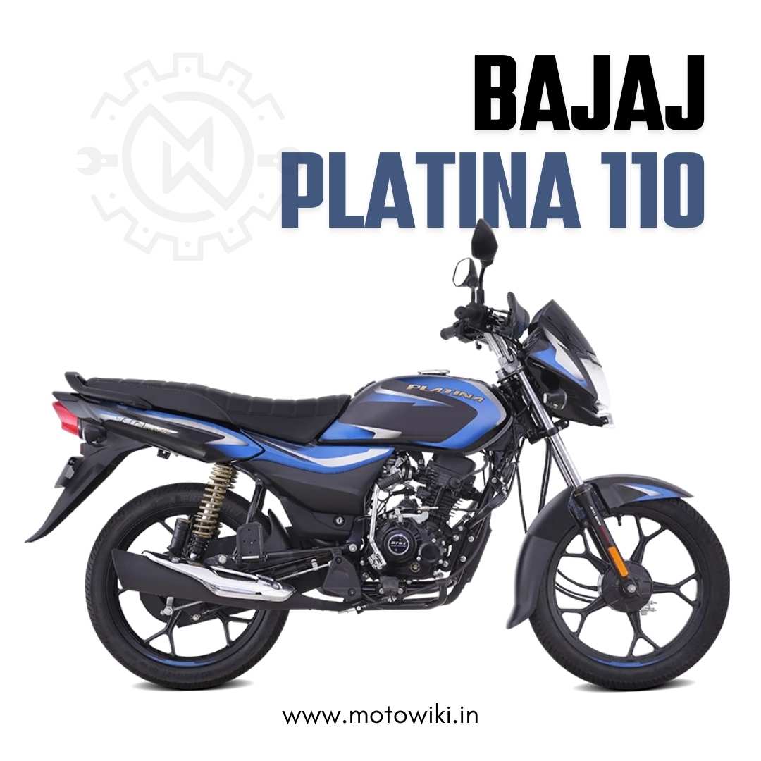 Bajaj Platina 110 commuter motorcycle with 115cc engine