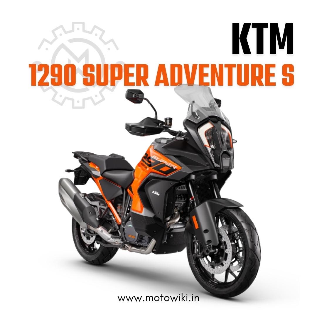 KTM 1290 Super Adventure S motorcycle with 1301cc V-twin engine and advanced touring features