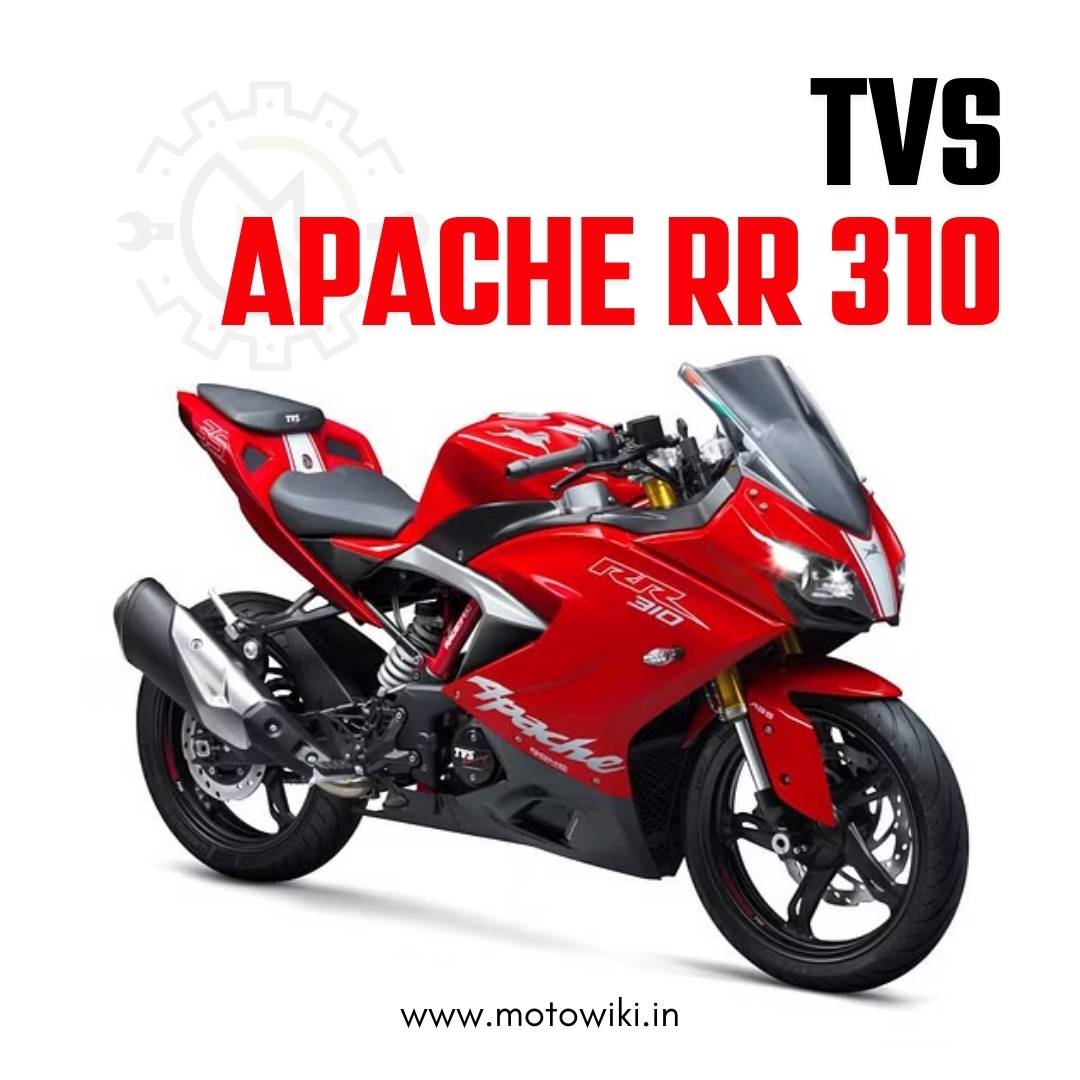 TVS Apache RR 310 supersport motorcycle with premium design and riding modes